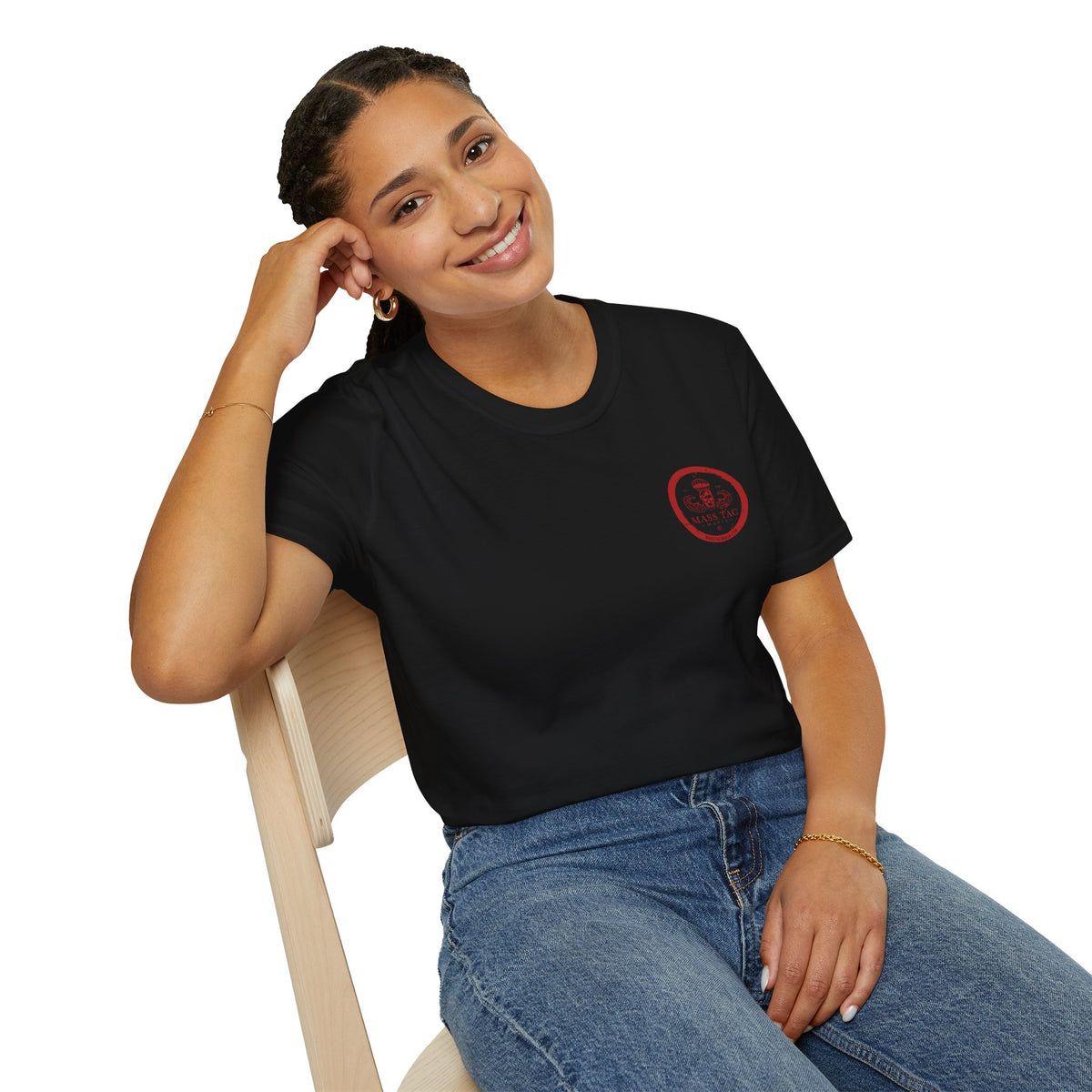 R.E.D. - Remember Everyone Deployed - Unisex Softstyle T-Shirt - Black